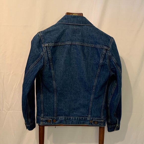 Levi Strauss Denim Trucker Jacket Womens Size 34 Vintage Made in Canada Med Wash - Picture 2 of 9